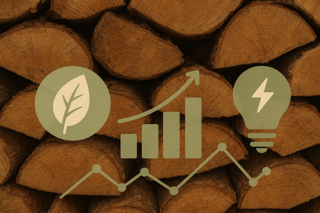 Koksnes biomasas izmantošana enerģijas ieguvē, tendences 2021.-2025. gadā un patēriņa prognozes